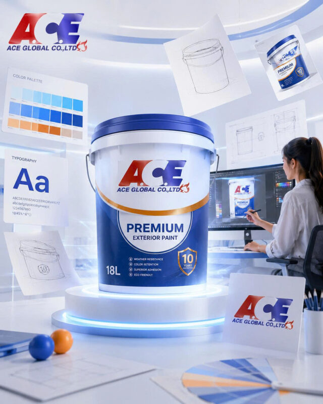 Thiết kế vỏ thùng sơn ngoại thất – Bí quyết tạo ấn tượng và nâng tầm thương hiệu sơn năm 2026